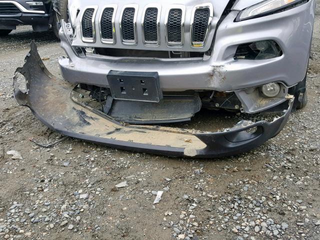 1C4PJLCB7JD538912 - 2018 JEEP CHEROKEE L GRAY photo 9