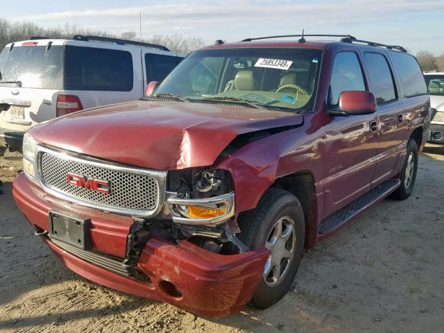 1GKFK66U84J104368 - 2004 GMC YUKON XL D BURGUNDY photo 2