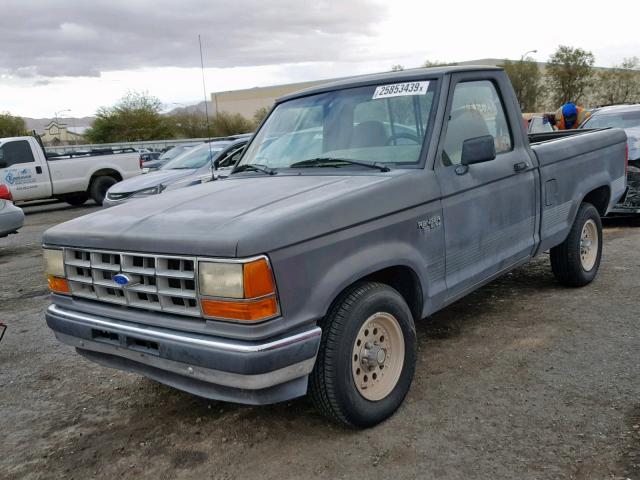 1FTCR10A4MPB03887 - 1991 FORD RANGER GRAY photo 2