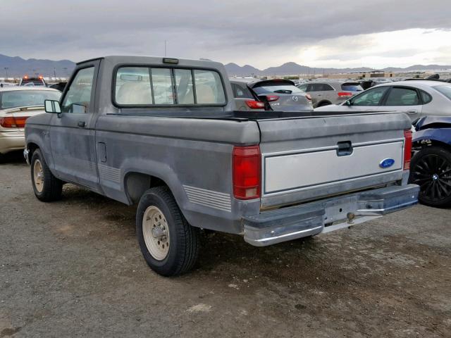 1FTCR10A4MPB03887 - 1991 FORD RANGER GRAY photo 3