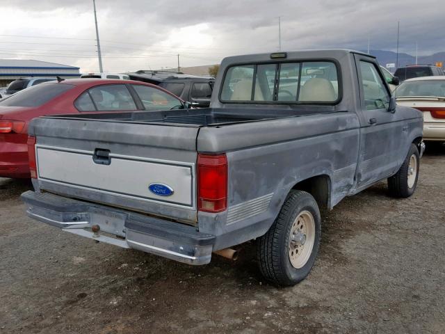 1FTCR10A4MPB03887 - 1991 FORD RANGER GRAY photo 4