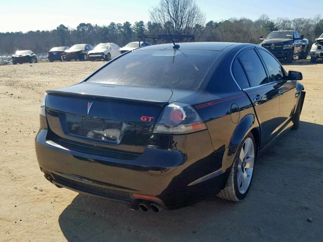 6G2EC57Y09L168164 - 2009 PONTIAC G8 GT BLACK photo 4