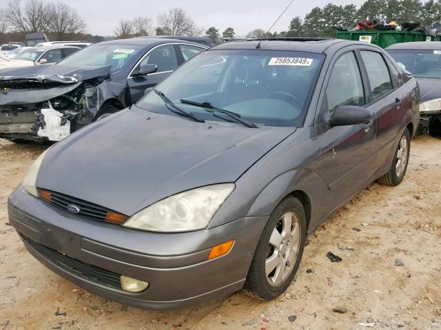 1FAHP38362W341987 - 2002 FORD FOCUS ZTS CHARCOAL photo 2