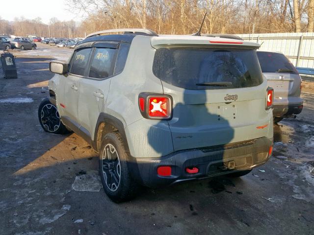 ZACCJBCB1HPF66239 - 2017 JEEP RENEGADE T BLUE photo 3