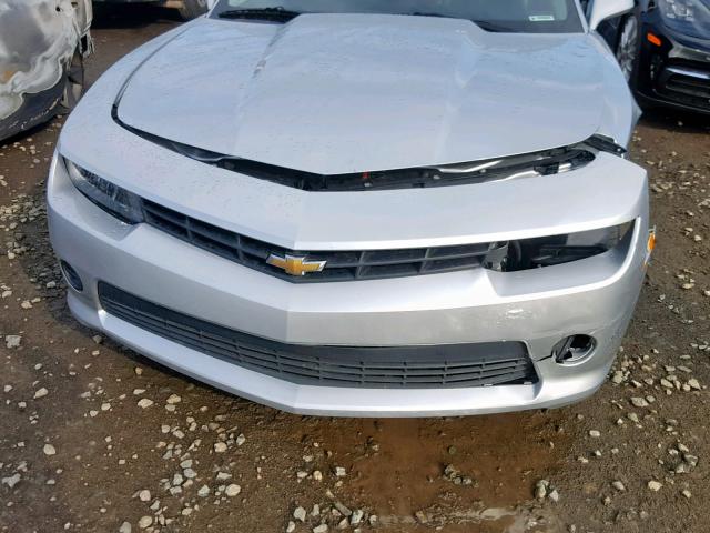 2G1FA1E35E9203004 - 2014 CHEVROLET CAMARO LS SILVER photo 7