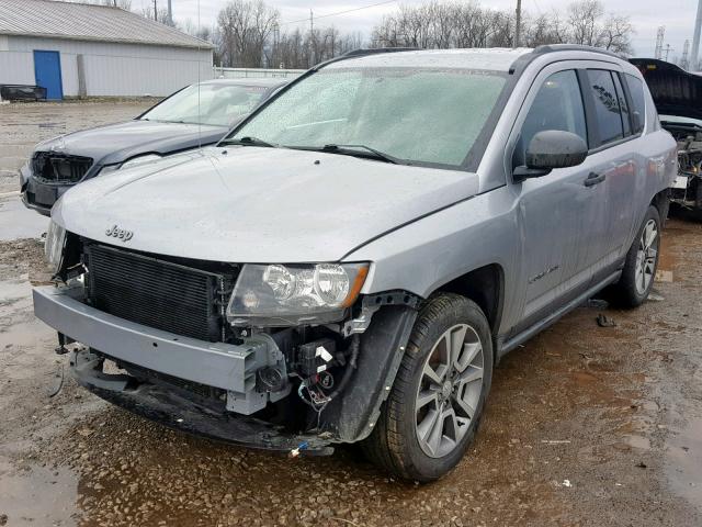 1C4NJCBA4HD152720 - 2017 JEEP COMPASS SP ნაცრისფერი ფოტო 2