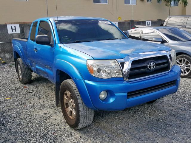 5TETU62N48Z502048 - 2008 TOYOTA TACOMA PRE BLUE photo 1