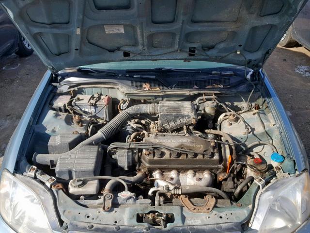 2HGEJ6618YH558158 - 2000 HONDA CIVIC BASE Mavi foto 7