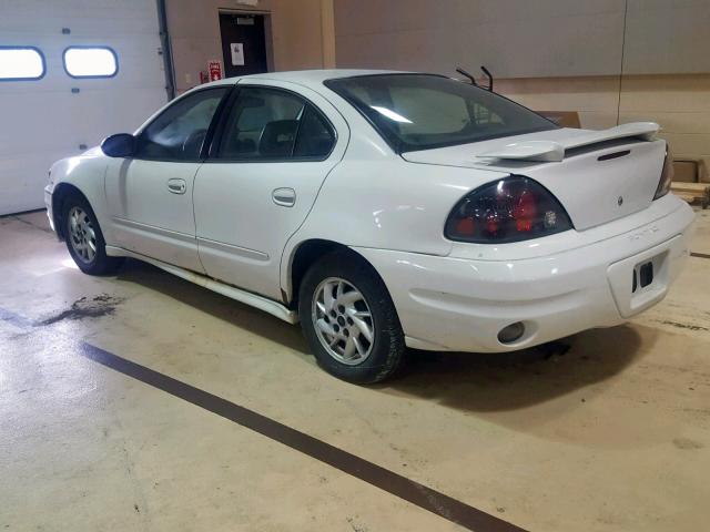 1G2NF52E63M718700 - 2003 PONTIAC GRAND AM S WHITE photo 3