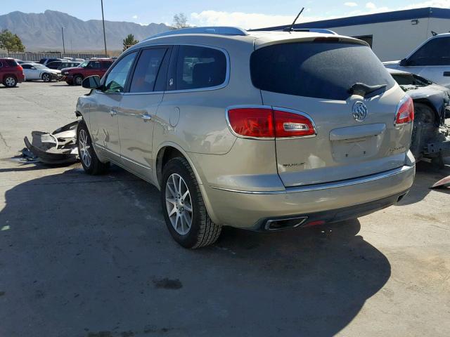 5GAKRBKD8FJ162148 - 2015 BUICK ENCLAVE GOLD photo 3