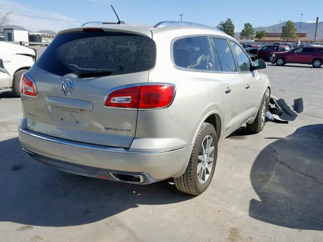 5GAKRBKD8FJ162148 - 2015 BUICK ENCLAVE GOLD photo 4