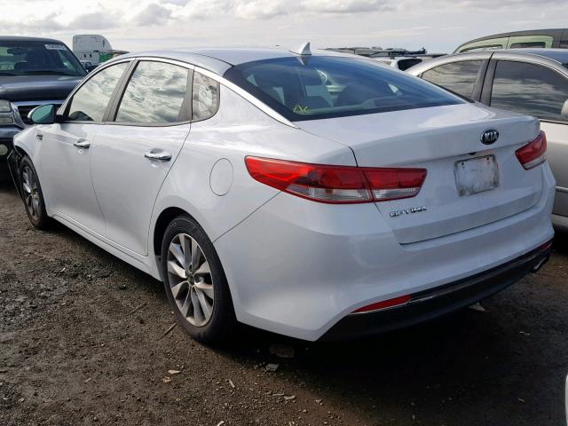 5XXGT4L33GG044795 - 2016 KIA OPTIMA LX WHITE photo 3