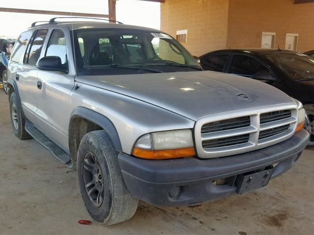 1D4HR38N63F620642 - 2003 DODGE DURANGO SP SILVER photo 1