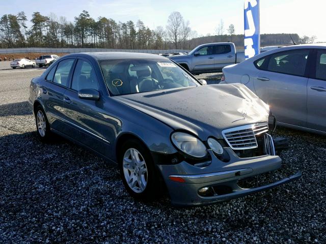 WDBUF56J46A809385 - 2006 MERCEDES-BENZ E 350 BLUE photo 1