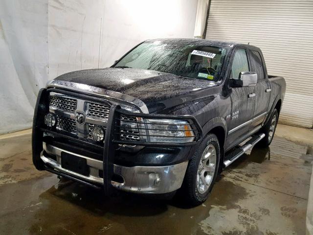 1C6RR7NT3ES125490 - 2014 RAM 1500 LARAM BLACK photo 2