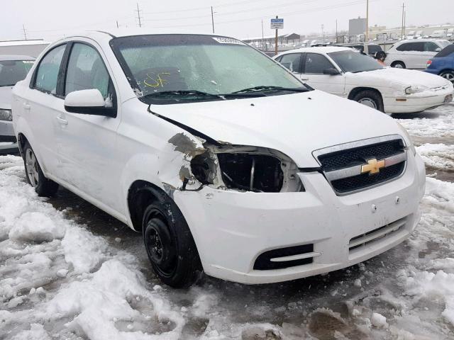 KL1TD5DE3BB232336 - 2011 CHEVROLET AVEO LS WHITE photo 1