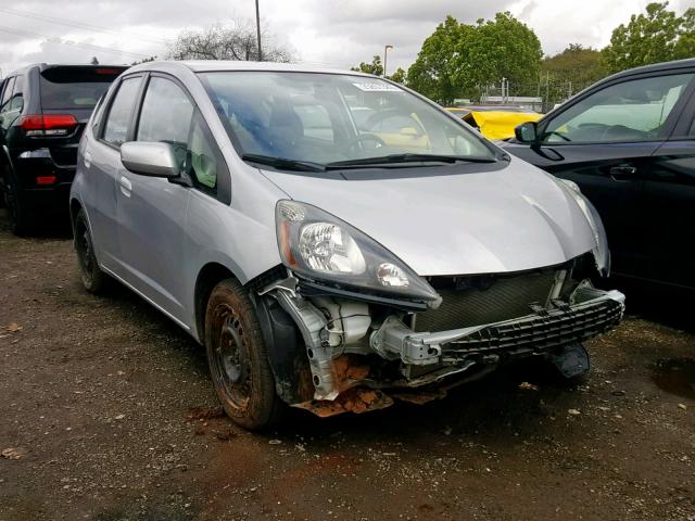 JHMGE8H32DC081406 - 2013 HONDA FIT SILVER photo 1