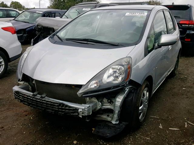 JHMGE8H32DC081406 - 2013 HONDA FIT SILVER photo 2