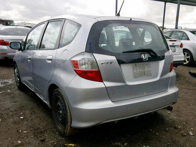 JHMGE8H32DC081406 - 2013 HONDA FIT SILVER photo 3