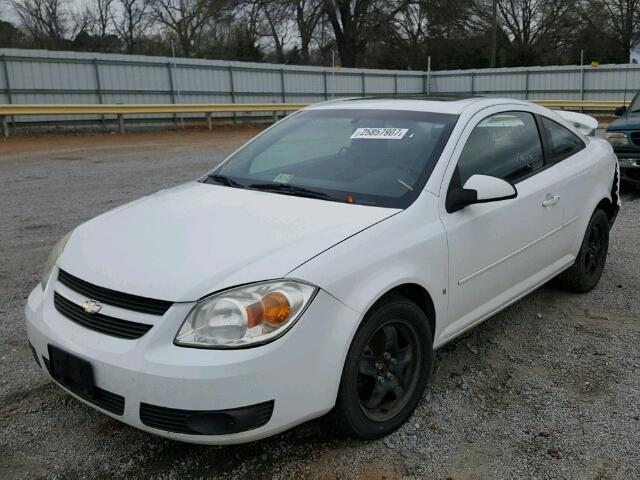 1G1AL15F977242066 - 2007 CHEVROLET COBALT LT WHITE photo 2