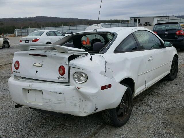 1G1AL15F977242066 - 2007 CHEVROLET COBALT LT WHITE photo 4