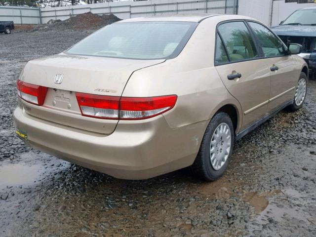 1HGCM56184A056784 - 2004 HONDA ACCORD DX TAN photo 4