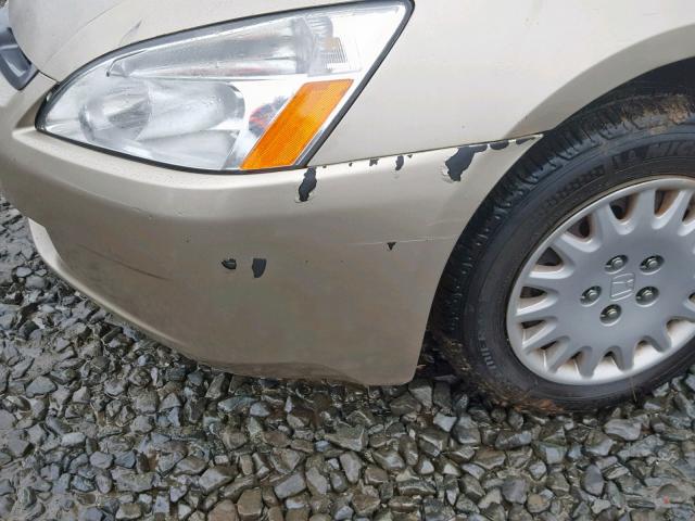 1HGCM56184A056784 - 2004 HONDA ACCORD DX TAN photo 9