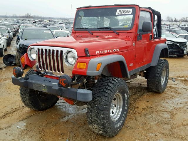 1J4FA69S15P313680 - 2005 JEEP WRANGLER / RED photo 2