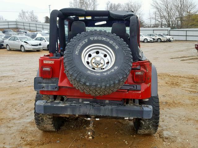 1J4FA69S15P313680 - 2005 JEEP WRANGLER / RED photo 6