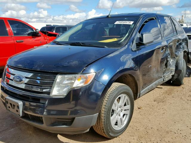 2FMDK3GC4ABB39718 - 2010 FORD EDGE SE BLUE photo 2