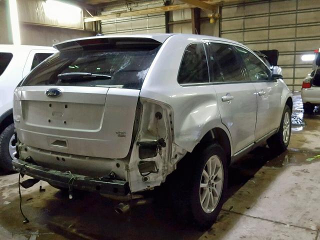 2FMDK4JC6ABA21412 - 2010 FORD EDGE SEL SILVER photo 4