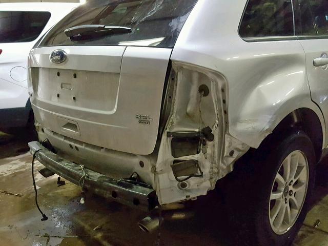 2FMDK4JC6ABA21412 - 2010 FORD EDGE SEL SILVER photo 9