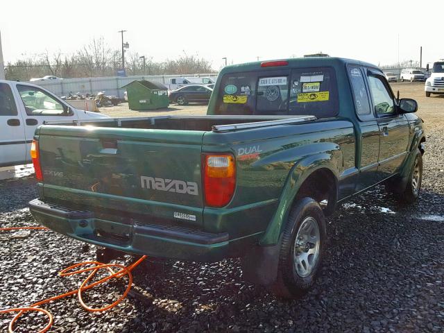 4F4YR16U91TM19982 - 2001 MAZDA B3000 CAB GREEN photo 4