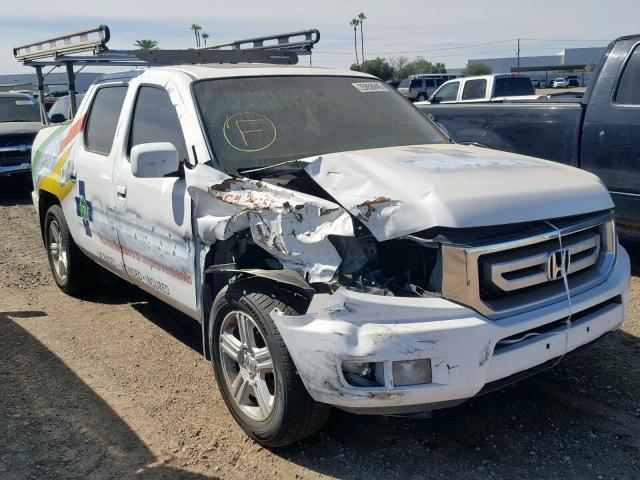 5FPYK1F53BB006554 - 2011 HONDA RIDGELINE WHITE photo 1