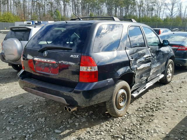 2HNYD18872H514900 - 2002 ACURA MDX TOURIN BLACK photo 4