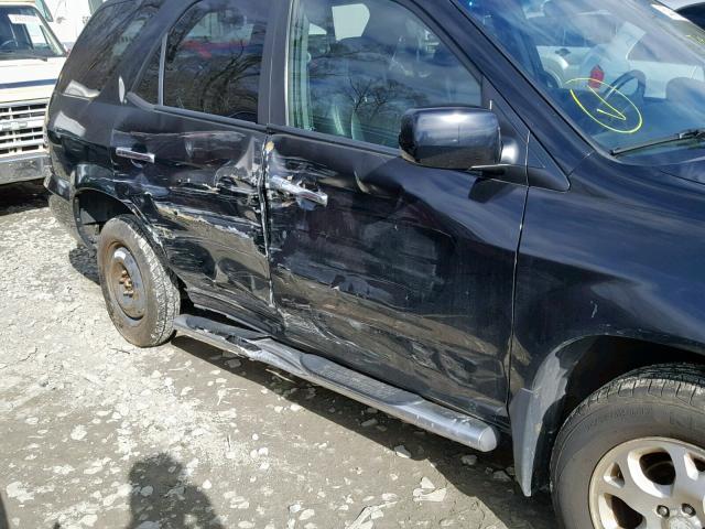 2HNYD18872H514900 - 2002 ACURA MDX TOURIN BLACK photo 9