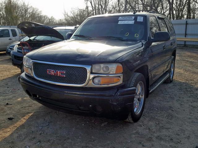 1GKEK63U86J148034 - 2006 GMC YUKON DENA BLACK photo 2