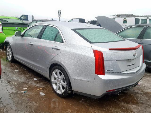 1G6AA5RX9D0156058 - 2013 CADILLAC ATS SILVER photo 3