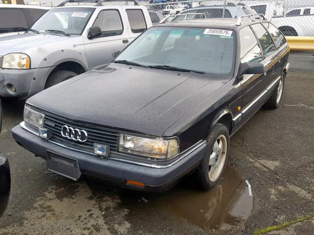 WAUHE5448MN018413 - 1991 AUDI 200 QUATTR GRAY photo 2