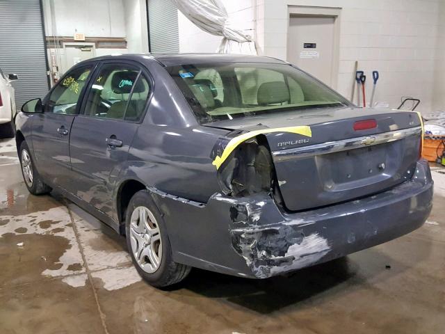 1G1ZS58F68F126758 - 2008 CHEVROLET MALIBU LS Gris photo 3