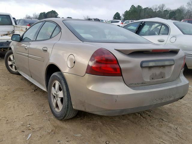 2G2WP552461198578 - 2006 PONTIAC GRAND PRIX BROWN photo 3