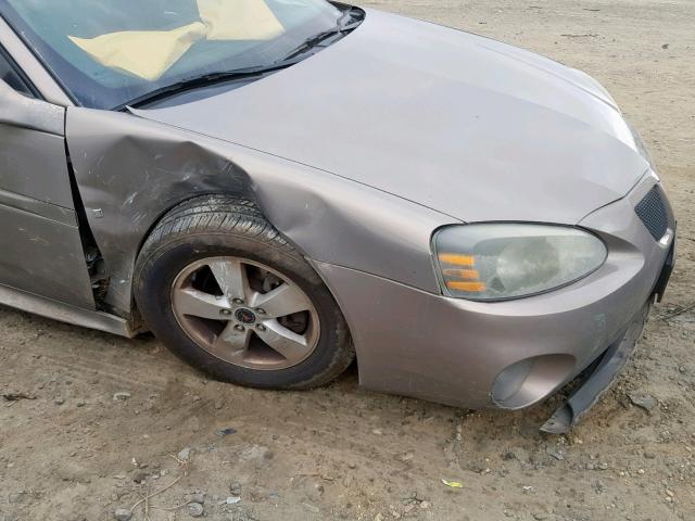 2G2WP552461198578 - 2006 PONTIAC GRAND PRIX BROWN photo 9