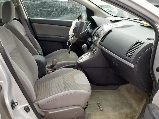 3N1AB6AP9CL737639 - 2012 NISSAN SENTRA 2.0 SILVER photo 5