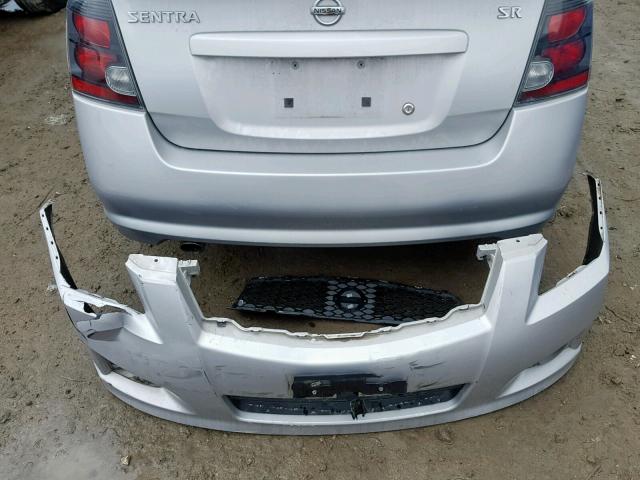 3N1AB6AP9CL737639 - 2012 NISSAN SENTRA 2.0 SILVER photo 9