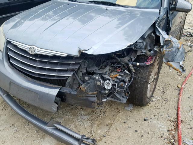 1C3LC56RX8N295702 - 2008 CHRYSLER SEBRING TO SILVER photo 9