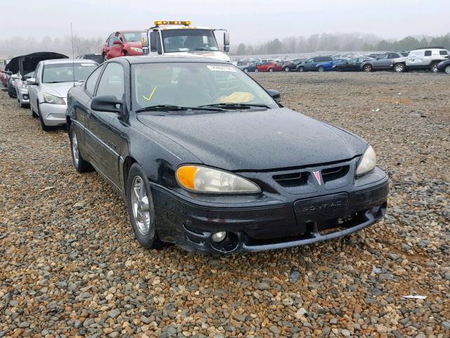 1G2NV12E72C140820 - 2002 PONTIAC GRAND AM G BLACK photo 1