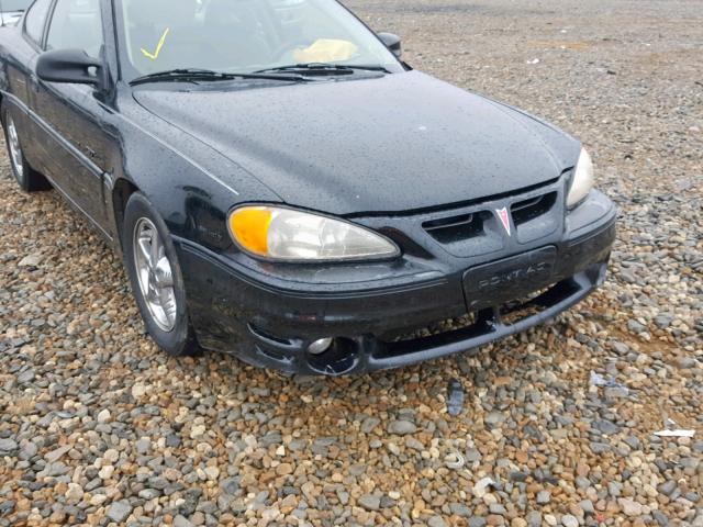 1G2NV12E72C140820 - 2002 PONTIAC GRAND AM G BLACK photo 9