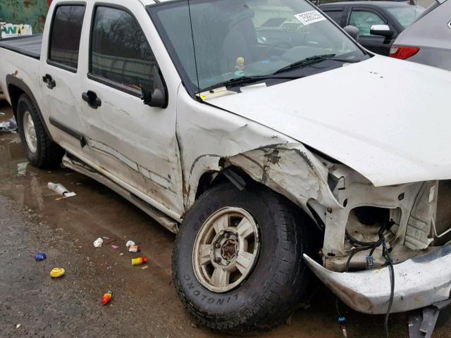 1GCDT136468137337 - 2006 CHEVROLET COLORADO WHITE photo 9