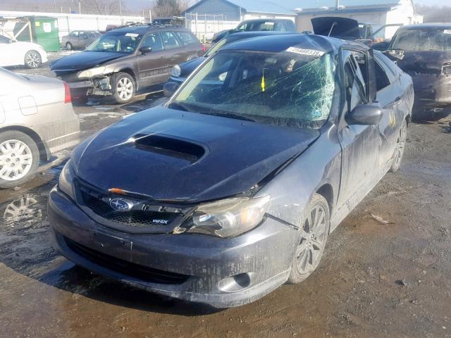 JF1GE7G66AG515053 - 2010 SUBARU IMPREZA WR GRAY photo 2