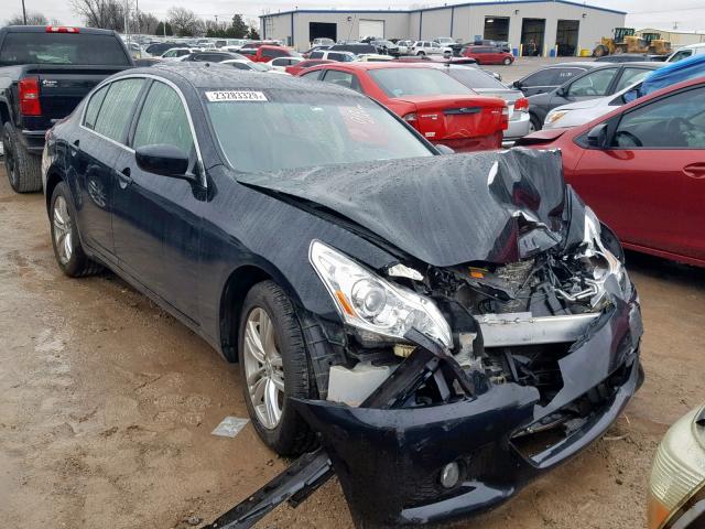 JN1CV6AR4DM357410 - 2013 INFINITI G37 BLACK photo 1